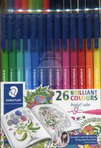 Opakowanie Flamaster Triplus 26 sztuk