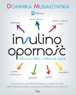 Insulinooporność Zdrowa dieta i zdrowe życie. Autor: Musiałowska Dominika. Multiszop.pl Okładka książki Insulinooporność Zdrowa dieta i zdrowe życie