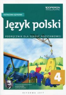 Okładka książki Język polski SP 4. Kształc. językowe. Podr. OPERON