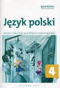 Okładka książki Język polski SP 4 Zeszyt ćwiczeń OPERON