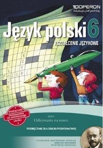Okładka książki Język polski SP 6 Kształc. językowe. Podr. OPERON
