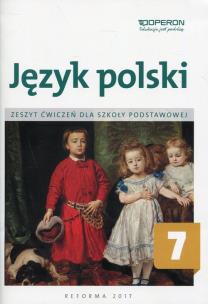 Okładka książki Język polski SP 7 Zeszyt ćwiczeń OPERON