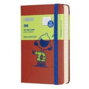 Opakowanie Kalendarz dzien.12MP tw.oranż. fistaszki MOLESKINE