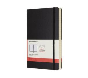 Opakowanie Kalendarz dzienny Moleskine 12M L, twarda oprawa, czarny
