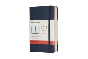Okładka książki Kalendarz dzienny Moleskine 12M P, twarda oprawa, szafirowy