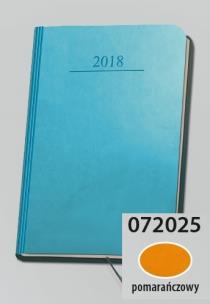 Opakowanie Kalendarz książkowy A5/320k. Soft pomarańczowy