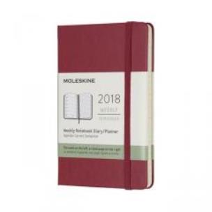 Opakowanie Kalendarz tygodniowy 12MP tw. czer.szkar MOLESKINE