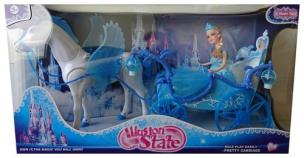 Opakowanie Kareta z pegaszem+ lalka