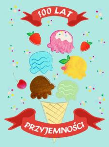 Opakowanie Karnet B6 Urodziny Lody