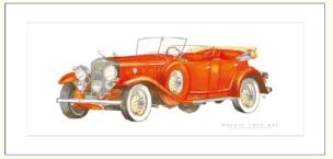 Opakowanie Karnet pomarańczowy samochód 10x21 + koperta