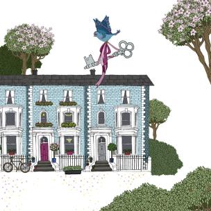 Opakowanie Karnet Swarovski kwadrat CL2412