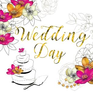 Opakowanie Karnet Swarovski Ślub kwiaty