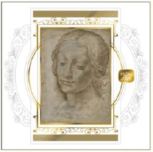 Opakowanie Karnet szkic kobiety 16x16 + koperta