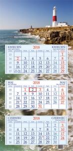 Opakowanie Klaendarz trójdzielny 2018 Latarnia Morska