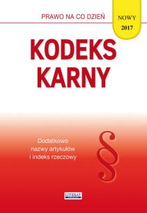 Okładka książki Kodeks karny 2017