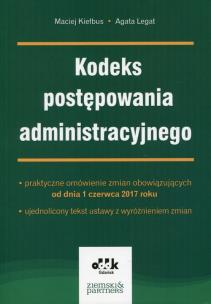 Okładka książki Kodeks postępowania administracyjnego