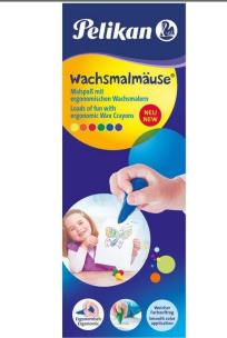 Opakowanie Kredki świecowe myszki (6) pudełko