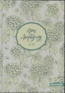 Opakowanie Książkowy A5 dzienny 2018 - Jedwab polne kwiaty