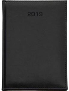 Opakowanie Książkowy A5 dzienny 2018 - Nebraska czarny