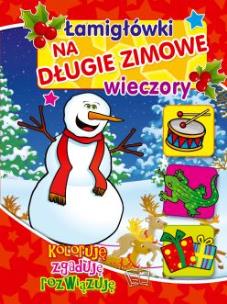 Okładka książki Łamigłówki na długie zimowe wieczory