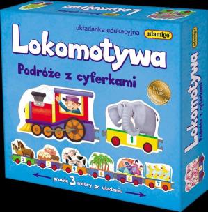 Opakowanie Lokomotywa - podróże z cyferkami