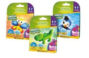 Opakowanie Masa piankowa Cricco zestaw mini 30g.mix wzorów CR111 LU
