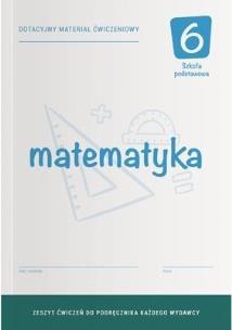 Okładka książki Matematyka SP 6 Dotacyjny materiał ćw. OPERON