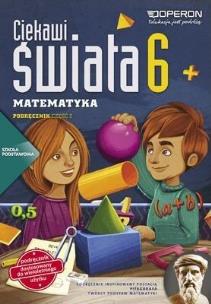 Okładka książki Matematyka SP 6/2 Ciekawi świata Podr. OPERON