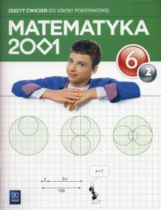 Okładka książki Matematyka SP KL 6. Ćwiczenia. Część 2. Matematyka 2001 BPZ