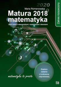Okładka książki Matura 2018 Matematyka Zakres rozszerzony