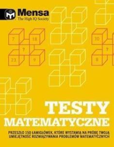Okładka książki Mensa The High IQ Society. Testy matematyczne