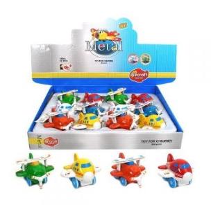 Opakowanie Metalowy samolot z napędem ciernym