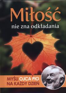 Okładka książki Miłość nie zna odkładania