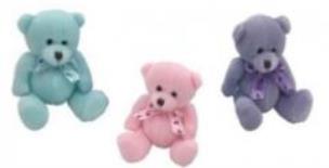 Opakowanie Miś Pastelek 14cm, 3 kolory