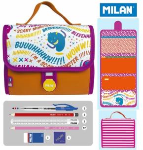 Opakowanie Multipiórnik MILAN z 2 piórnikami SCARY MONSTERS