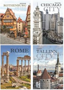 Okładka książki Notatnik ozdobny A6 120 kartek kratka mix wzorów