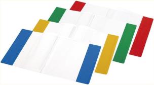 Opakowanie Okładka na zeszyt A5 PVC MIX (5szt)