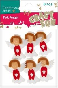 Opakowanie Ozdoba dekoracyjna filc anioł 6el