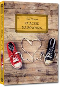 Pajączek na rowerze. Autor: Ewa Nowak. Multiszop.pl Okładka książki Pajączek na rowerze