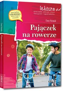Pajączek na rowerze. Autor: Ewa Nowak. Multiszop.pl Okładka książki Pajączek na rowerze