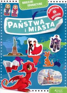 Okładka książki Państwa i miasta. Naklejki edukacyjne