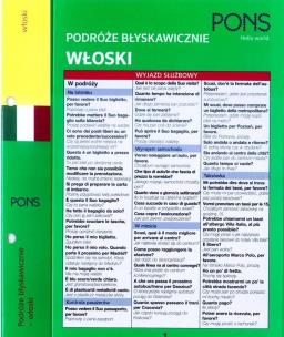 Okładka książki Podróże błyskawicznie. Włoski