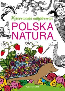 Okładka książki Polska natura Kolorowanki antystresowe