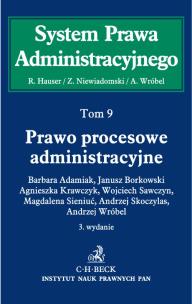 Okładka książki Prawo procesowe administracyjne System Prawa Administracyjnego Tom 9