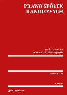 Okładka książki Prawo spółek handlowych
