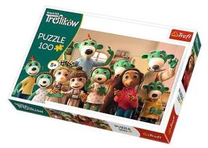 Opakowanie Puzzle 100 Rodzina Treflików TREFL
