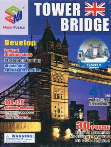 Opakowanie Puzzle 3D Budowle Empire state Tower Bridge 41