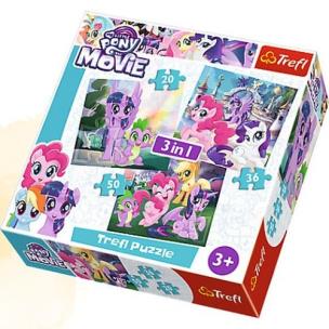 Opakowanie Puzzle 3w1 My Little Pony Magia przyjaźni