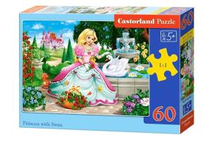 Puzzle Princess with Swan 80. Wydawca: Castorland. Multiszop.pl Opakowanie Puzzle Princess with Swan 80