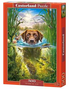 Opakowanie Puzzle Swimming Dog 500